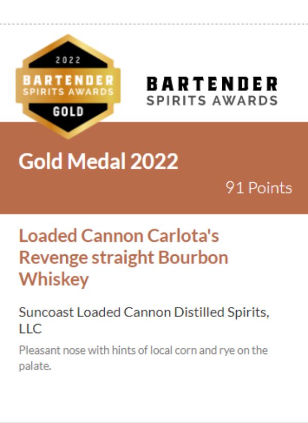Loaded Cannon Carlota's Revenge straight Bourbon Whiskey
