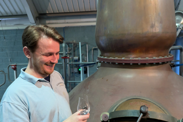 Aaron Milligan of Darnley's Gin