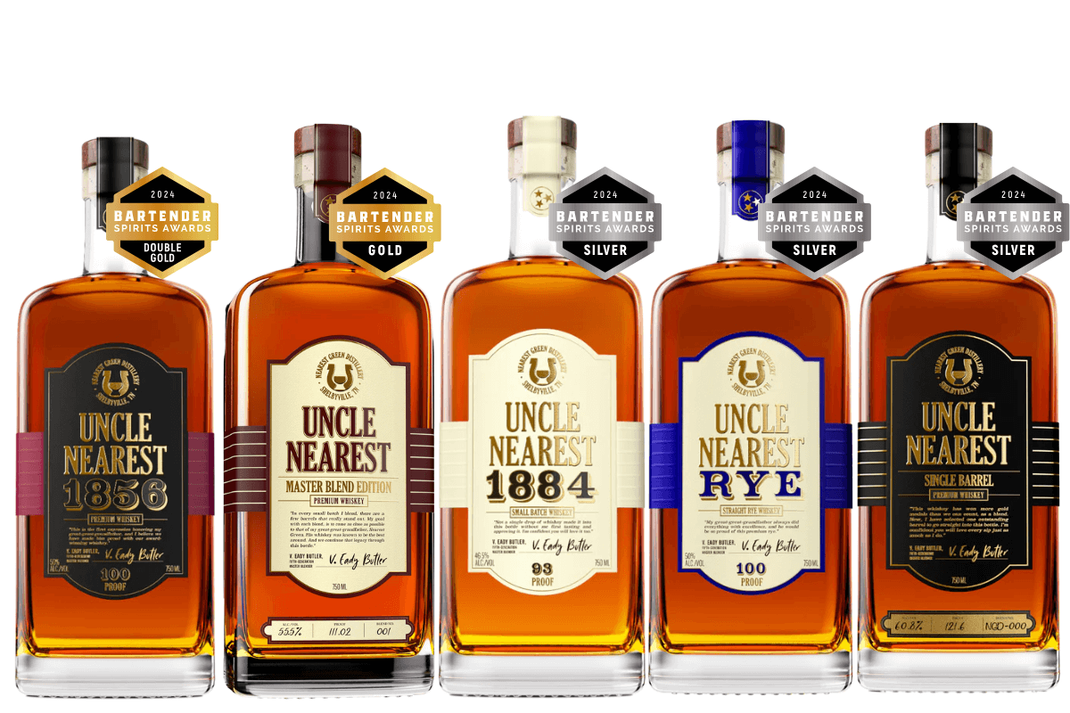 Winning products from Uncle Nearest Distillery