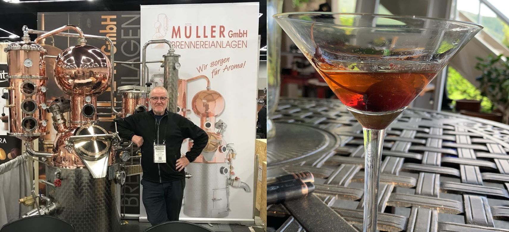 Photo for: A good distiller needs to have good senses of smell and taste, says Frank Deiter.