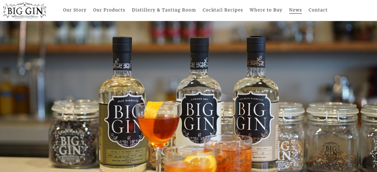 Photo for: Big Gin Wins Gold At 2020 Bartender Spirits Awards