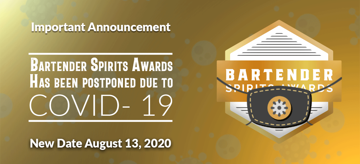 Photo for: Bartender Spirits Awards Postponed Over Coronavirus (COVID-19) – New Date August 13, 2020