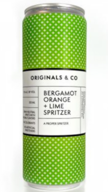 Logo for: Originals & Co, Bergamot Orange + Lime Spritzer
