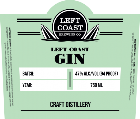 Logo for: Left Coast Gin