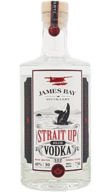 Logo for: James Bay Distillers Strait Up Killer Vodka