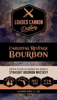 Logo for: Loaded Cannon Carlota's Revenge straight Bourbon Whiskey