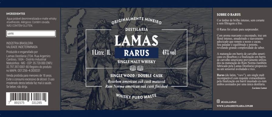 Logo for: Lamas Rarus Single Malt Whisky