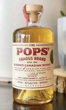 Logo for: Pops’ Famous Brand Blended Canadian Whisky
