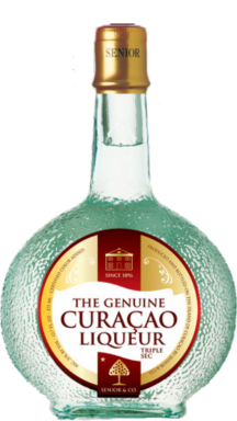 Logo for: Genuine Clear Curacao Liqueur 	