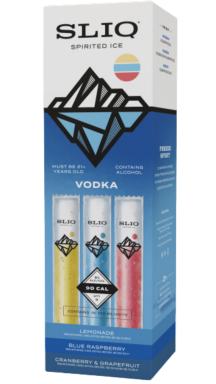 Logo for: SLIQ Spirited Ice Vodka Frozen Cocktails