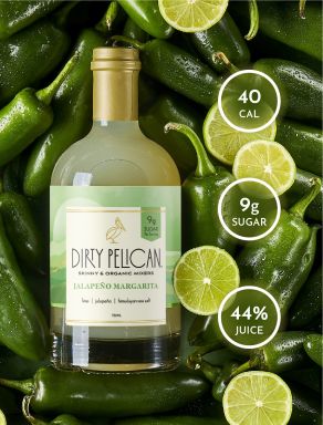 Logo for: Dirty Pelican Jalapeño Margarita