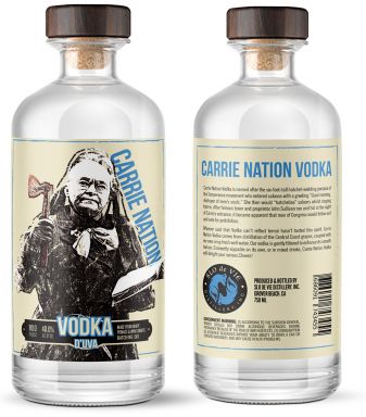 Logo for: Carrie Nation Vodka