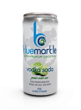 Logo for: Blue Marble Cocktails ( Vodka Soda)