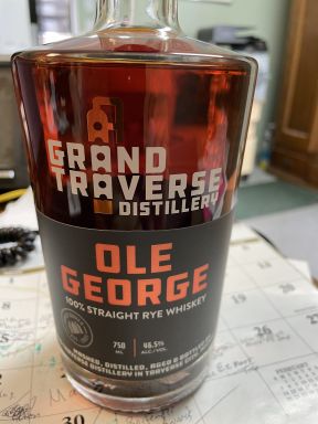 Logo for: Grand Traverse Distillery Ole George 100% Straight Rye Whiskey