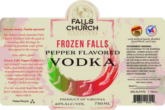 Logo for: Frozen Falls Pepper Vodka