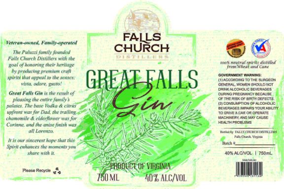 Logo for: Great Falls Gin