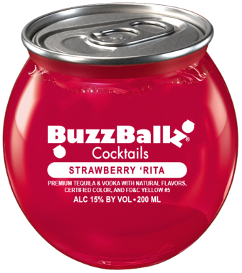 Logo for: BuzzBallz Cocktails Strawberry 'Rita