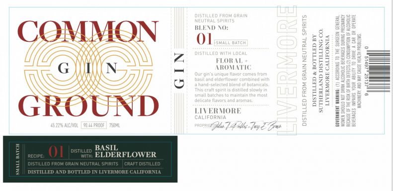 Logo for: Common Ground Gin Recipe 01: Basil and Elderflower
