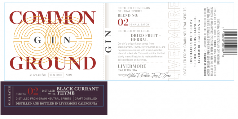 Logo for: Common Ground Gin Recipe 02: Black Currant and Thyme