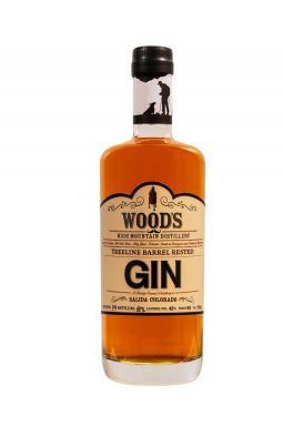 Logo for: Wood's High Mountain Distillery Treeline Barrel Rested Gin