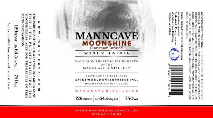 Logo for: MannCave Cinnamon Moonshine