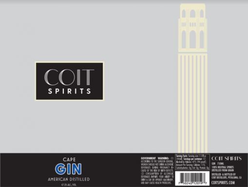 Logo for: Coit Spirits; Cape Gin