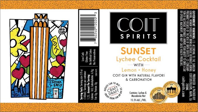 Logo for: Coit Spirits: Sunset- Lychee Cocktail