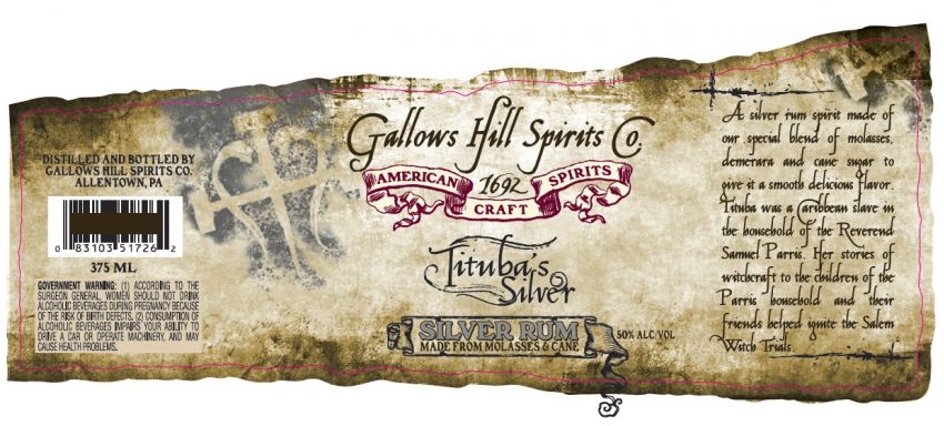 Logo for: Tituba's Silver Rum-Gallows Hill Spirits Co.
