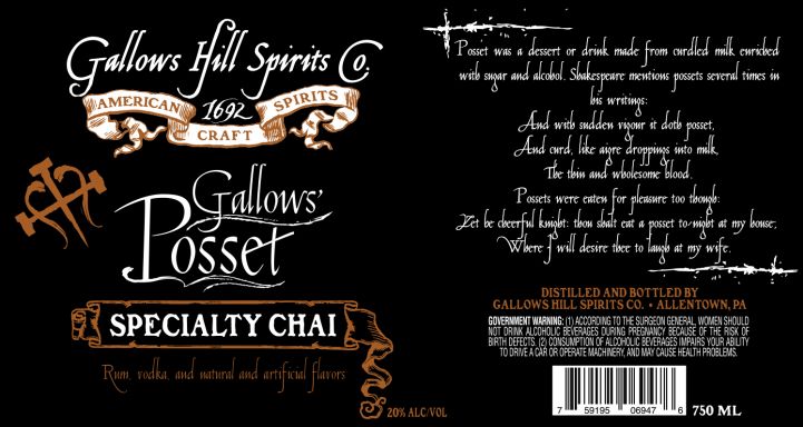 Logo for: Vanilla Chai Cream-Gallows Hill Spirits Co.