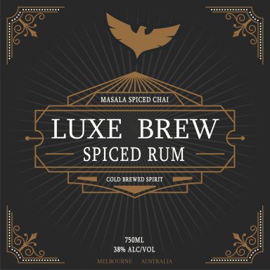 Logo for: Luxe Brew Rumcha Masala Chai Spiced Rum Liqueur
