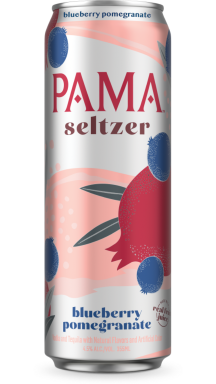 Logo for: PAMA Blueberry Pomegranate Seltzer