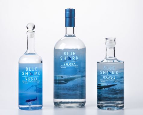 Logo for: Blue Shark Vodka