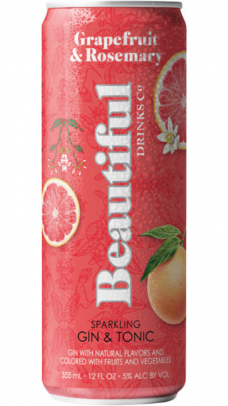 Photo for: Beautifol Drinks Co. / sparkling Gin & Tonic grapefruit & rosemary
