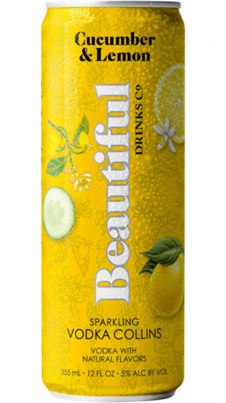 Photo for: Beautifol Drinks Co. / sparkling Vodka Collins cucumber & lemon