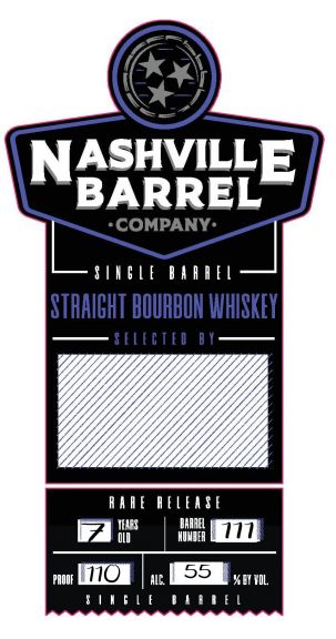 Photo for: Nashville Barrel Company Single Barrel Bourbon
