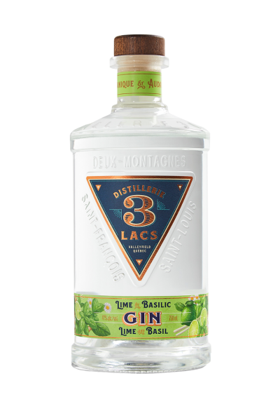 Photo for: Distillerie 3 Lacs Lime & Basil Gin