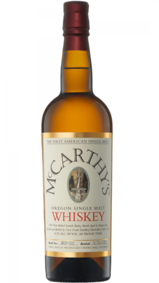 Photo for: McCarthy's 3-Year Oregon Single Malt Whiskey