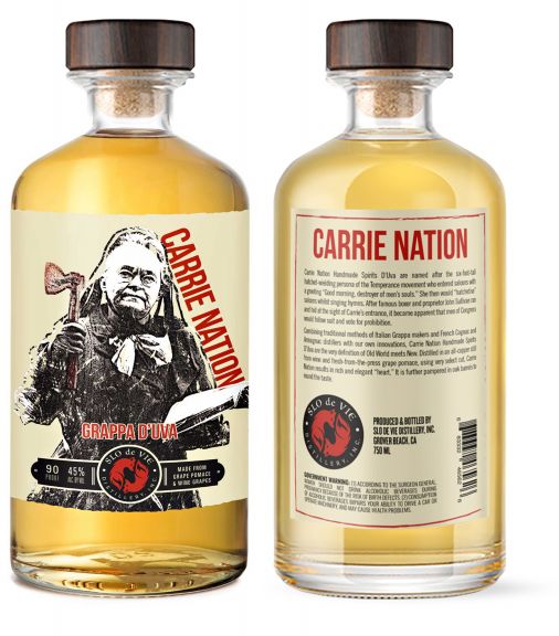 Photo for: Carrie Nation Grappa d'Uva