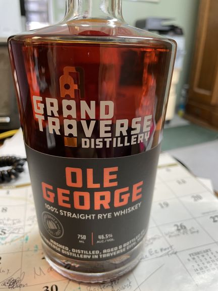 Photo for: Grand Traverse Distillery Ole George 100% Straight Rye Whiskey