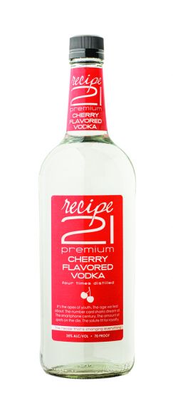 Photo for: Recipe 21 Premium Cherry Flavored Vodka