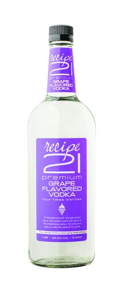 Photo for: Recipe 21 Premium Grape Flavored Vodka