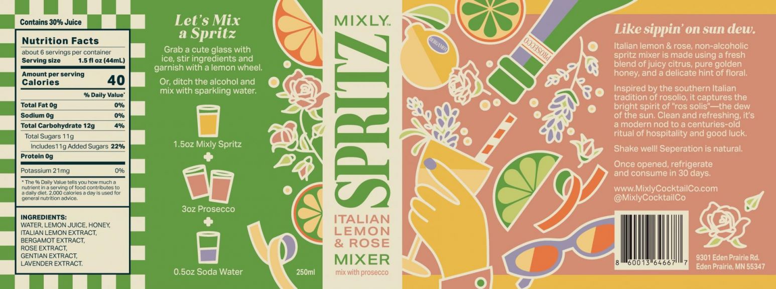 Photo for: Italian Lemon and Rose Spritz