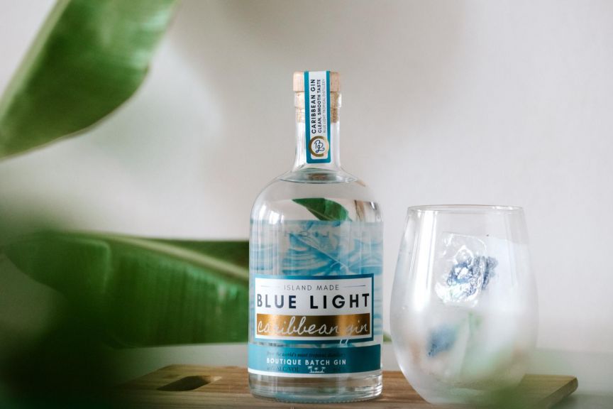 Photo for: Blue Light Caribbean Gin 