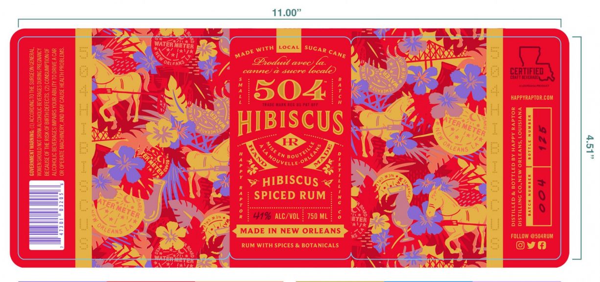 Photo for: 504 Hibiscus Spiced Rum