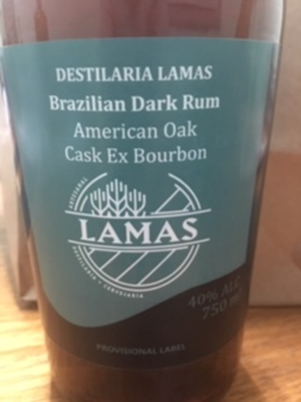 Photo for: Destilaria Lamas - Brazilian Dark Rum - American Oak Cask Ex Bourbon