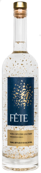 Photo for: Fête Vodka with Pure Gold Flakes