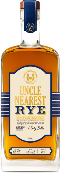 Photo for: Uncle Nearest Uncut & Unfiltered Straight Rye Whiskey - Batch 009