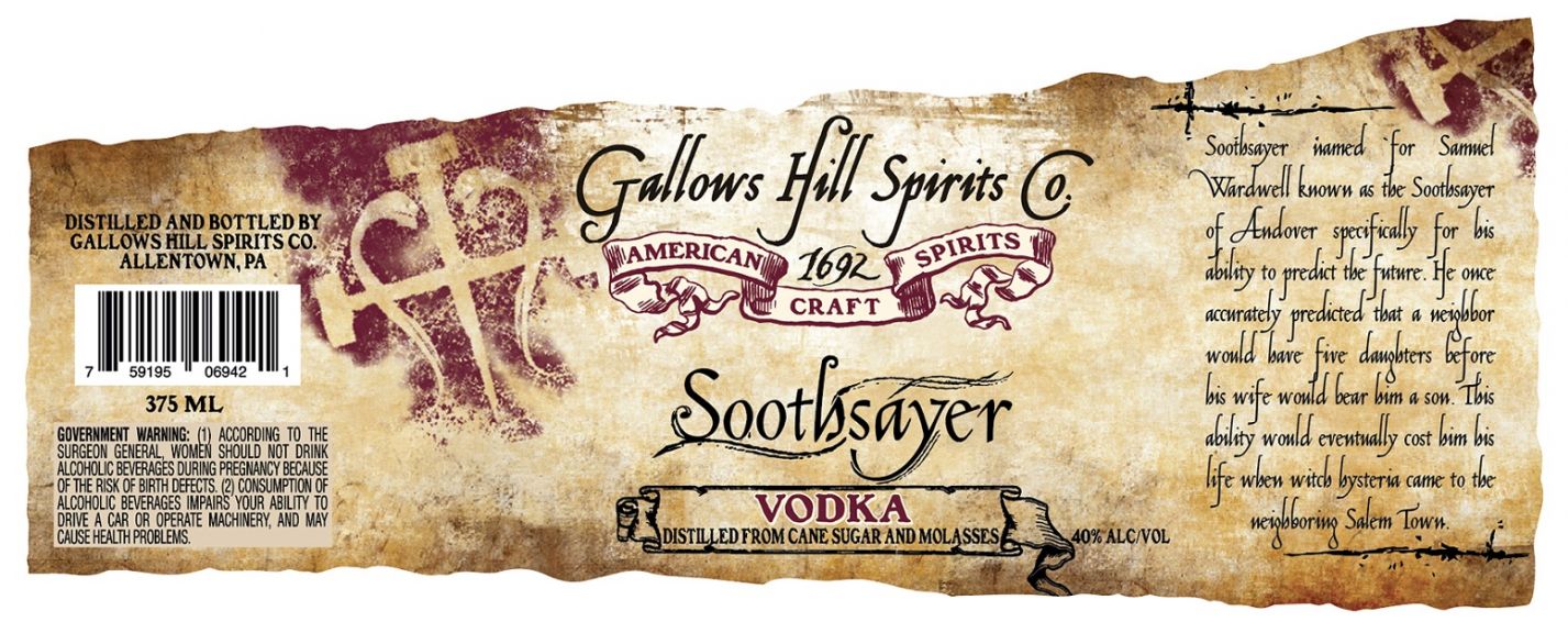 Photo for: Soothsayer Vodka-Gallows Hill Spirits Co.