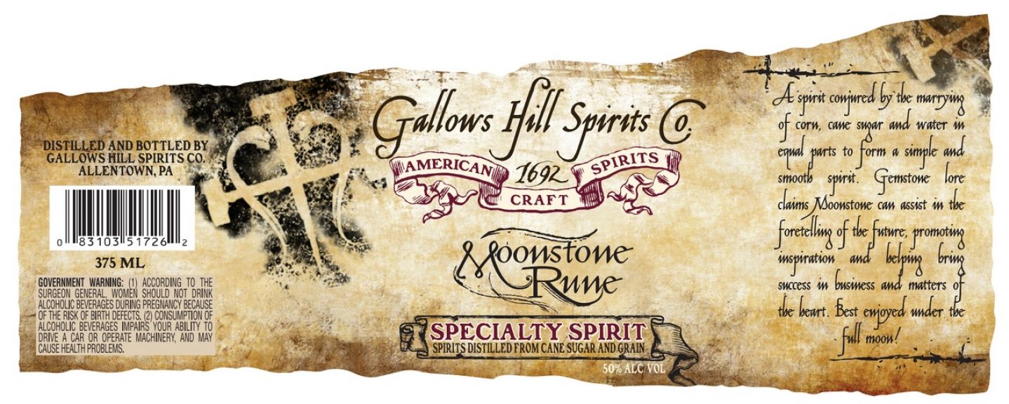 Photo for: Moonstone Rune Moonshine-Gallows Hill Spirits Co.