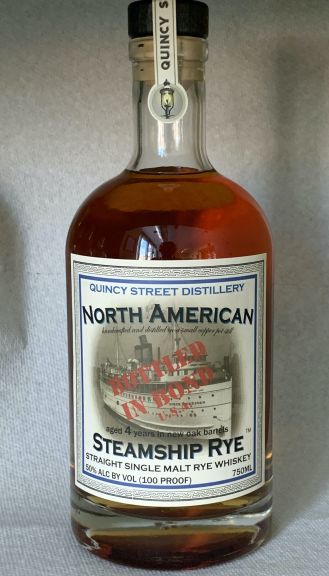 Photo for: North American Steamship Rye™ Bottled in Bond Single Malt Rye Whiskey